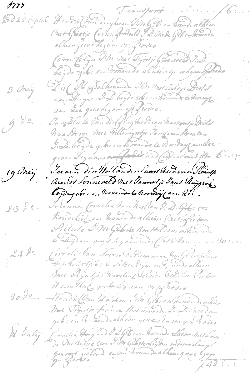 17770519 ond tr Jeroen d Hollander - Jannetje J Ruijgrok